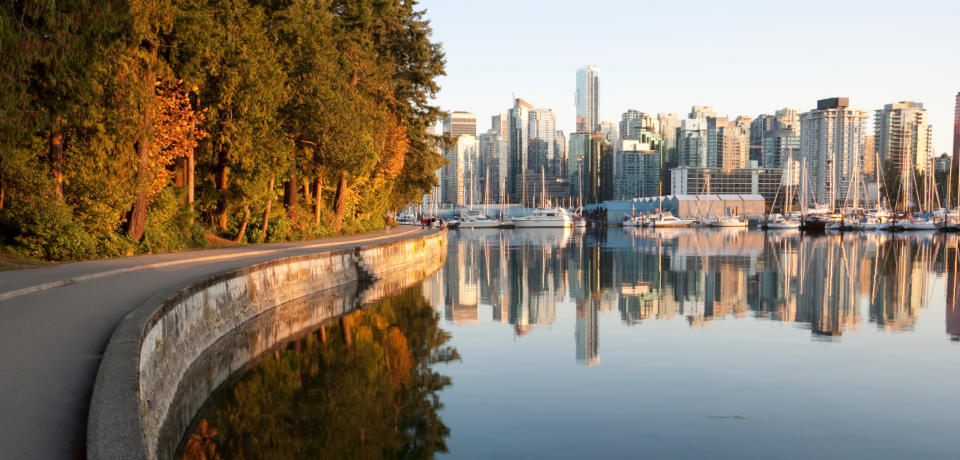 Vancouver seen from Stanley Park