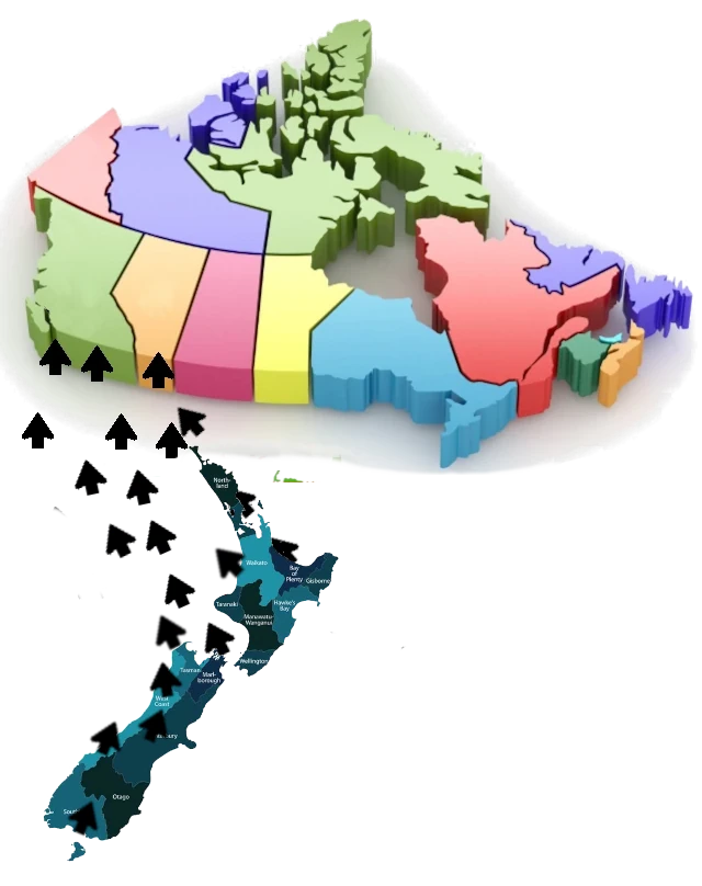 Returning TO Canada From New Zealand